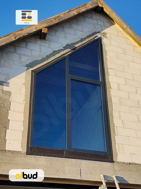 okno aluminiowe aluprof wiśniowski realizacja