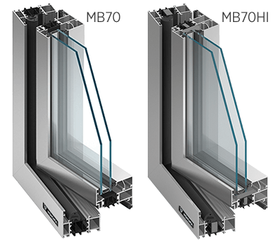 profile aluminiowe mb70 i mb70HI