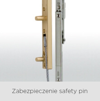 wyposażenie zabezpieczenie safety pin